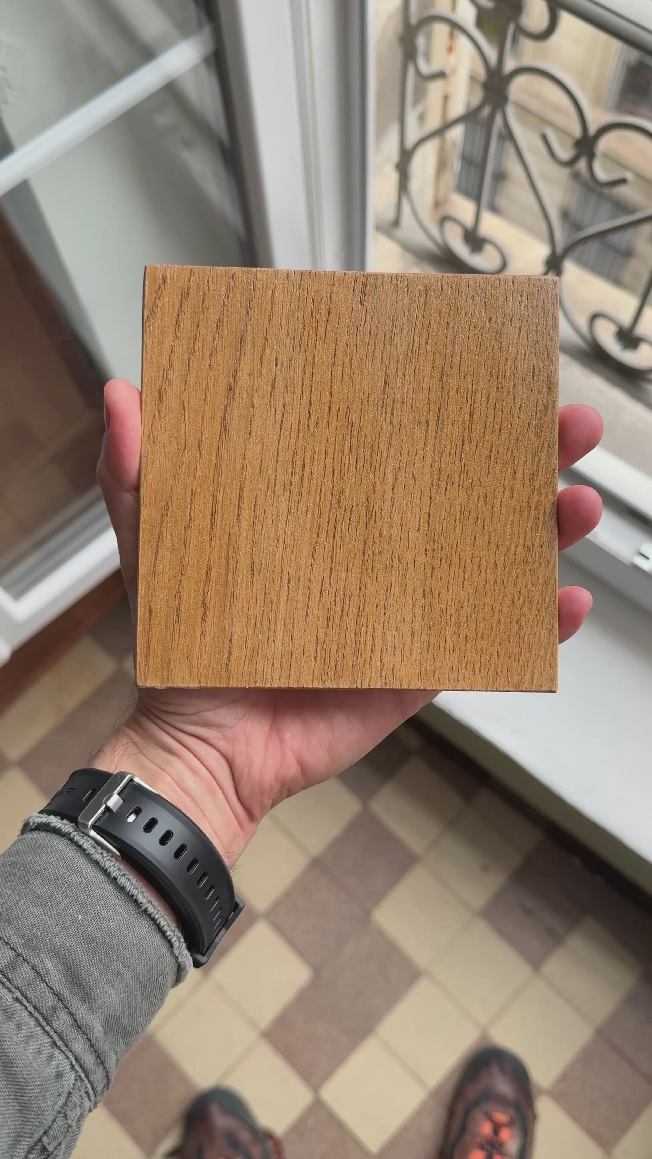 Echantillons placage chêne miel